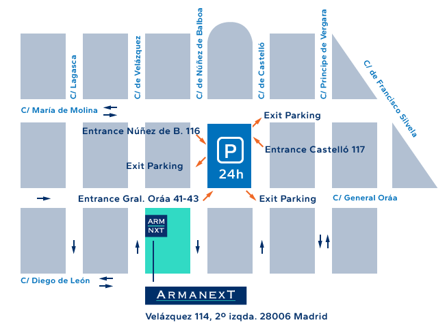 Armanext location map